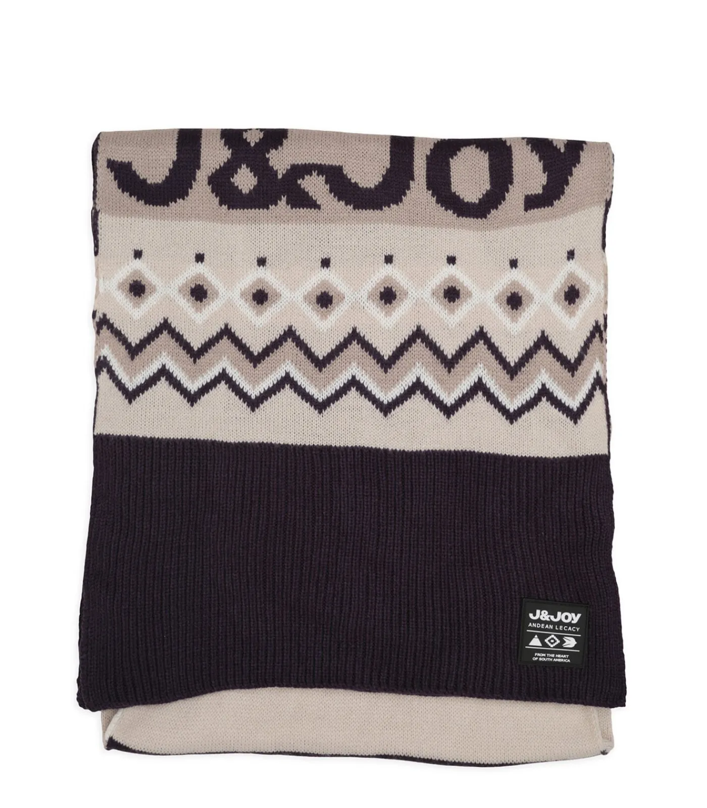 Heren J&JOY Veelkleurige herensjaal met logo