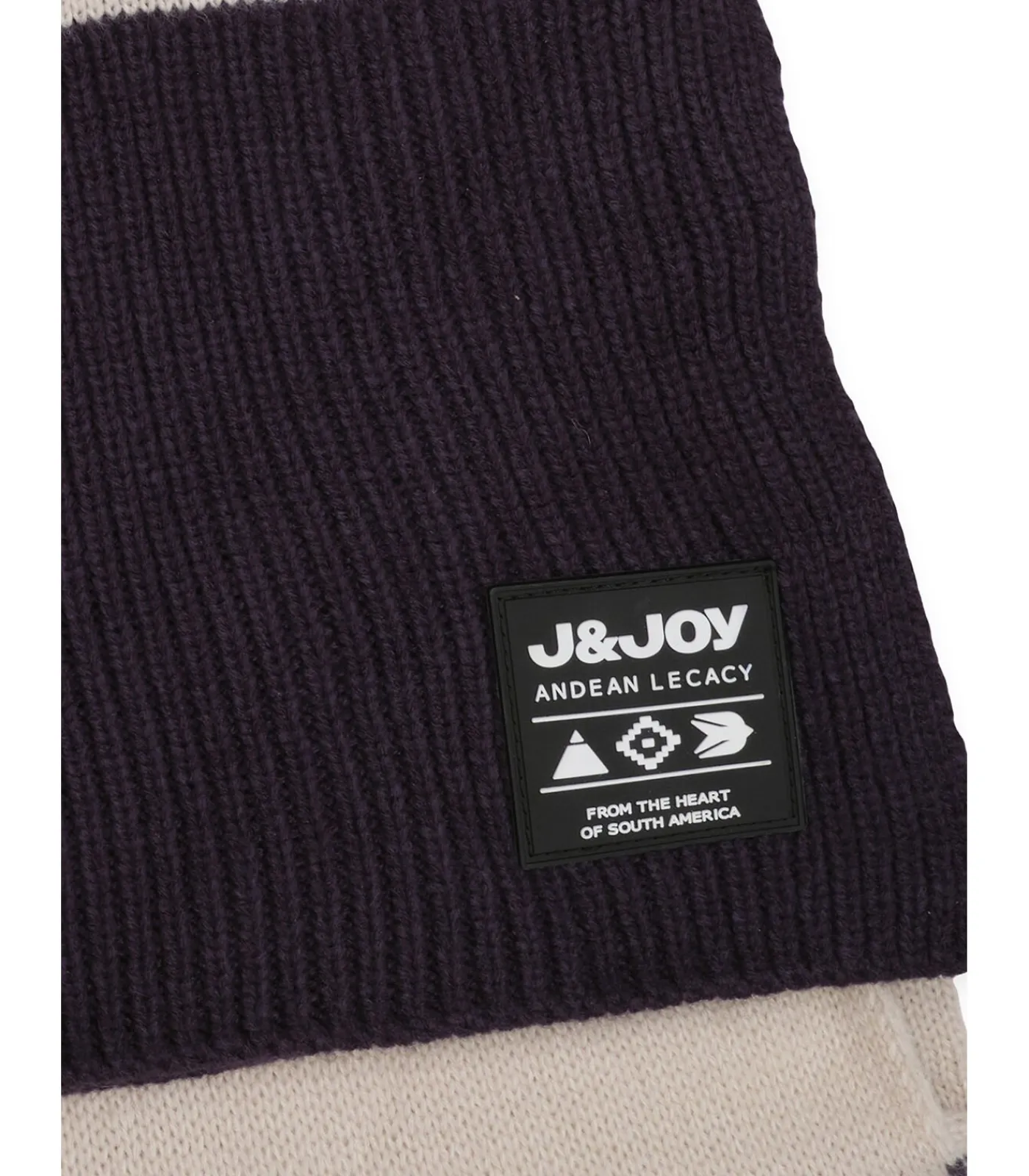 Heren J&JOY Veelkleurige herensjaal met logo