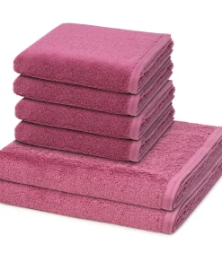 Online Vegan Life - 6-delige handdoekenset Badset