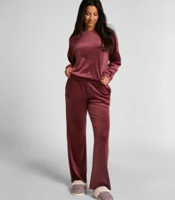Best Velours Top DAMES Nachtmode