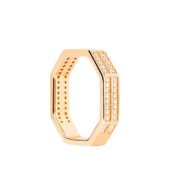 DAMES PDPAOLA Verguld zilveren ring Olympia