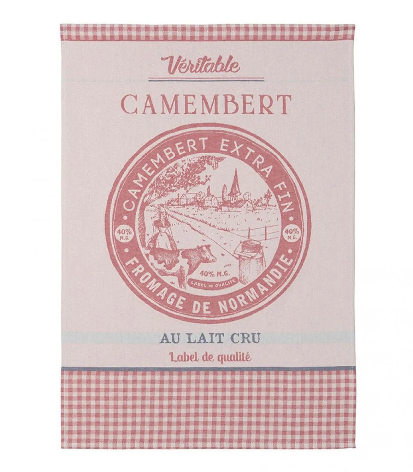 Coucke VERITABLE CAMEMBERT - Tafellinnen Theedoek