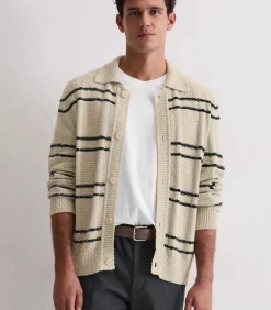 Heren Marc O'Polo Vest met regular kraag