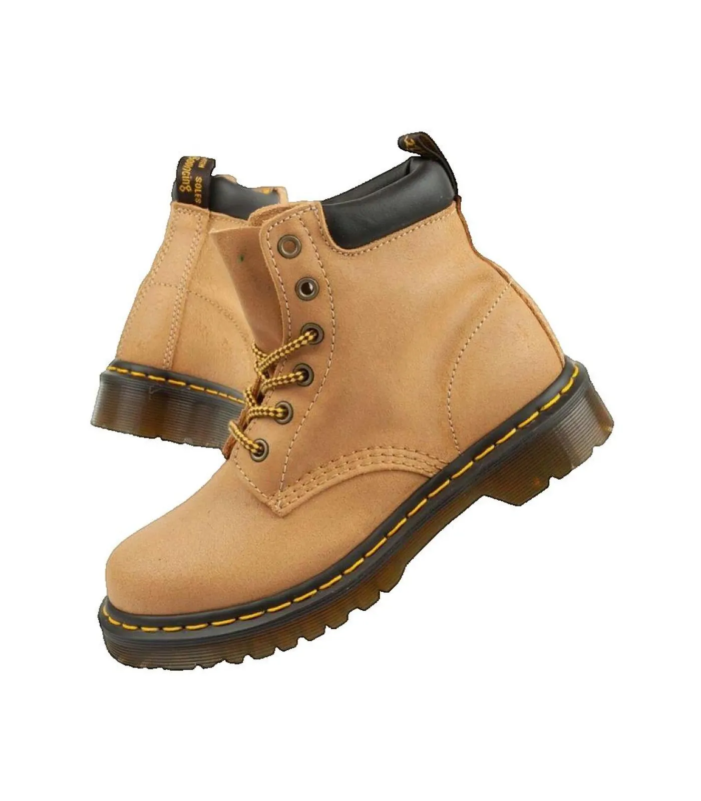 DAMES Dr Martens Veterlaarzen Dr. Martens Glany natuurlijk leer