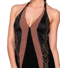 Best V-hals zomer maxi jurk MANHATTAN DAMES Badmode