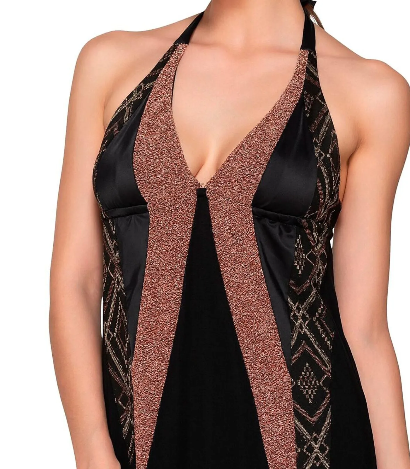 Best V-hals zomer maxi jurk MANHATTAN DAMES Badmode