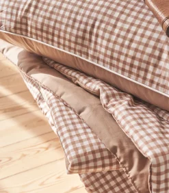 Vichy - Sprei met print van katoen perkal 130x200 Bedspreien