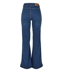 DAMES Urban Classics VINTAGE - Jeans - Denimblauw