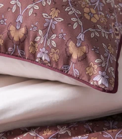 ESSIX Virginia - Kussensloop in katoen perkal met print 50x75cm