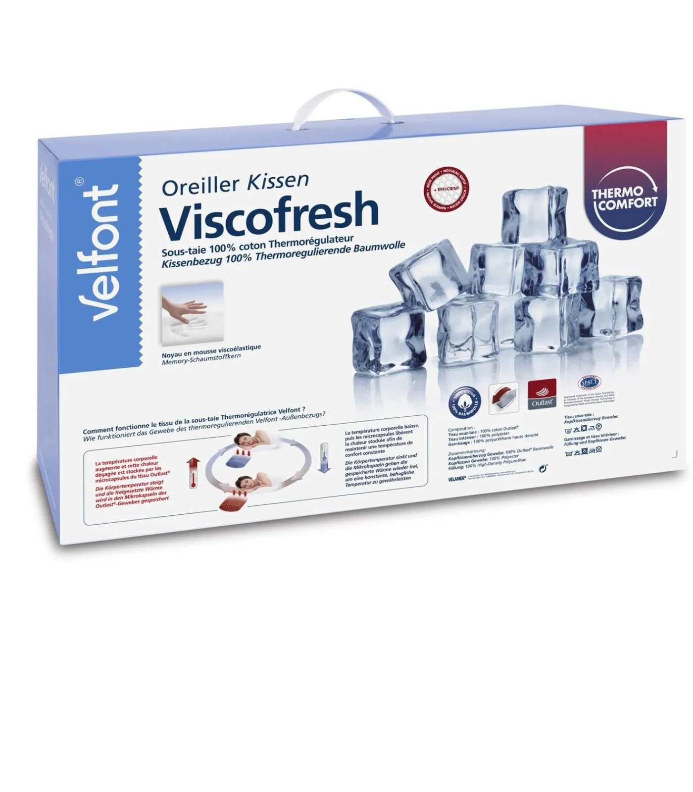 Hot Viscofresh Verkoelend Neksteun Kussen Kussens