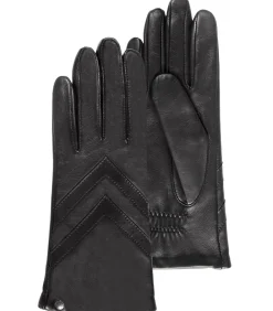 DAMES ISOTONER Visgraat Dames Handschoenen Zwart