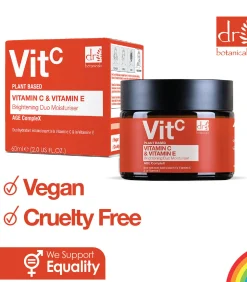 Dr Botanicals Vitamine C 1% & Vitamine E Verhelderende Duo Moisturiser 60ml