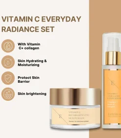 Best VITAMINE C + COLLAGEEN ELIXIR SERUM + Vitamine C Bio Brightening Moisturizer Gezicht Sets