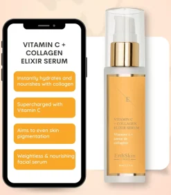 Erth Skin London VITAMINE C + COLLAGEN ELIXER Anti-Aging SERUM 60 ML