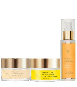 Erth Skin London VITAMINE C ELIXIR SERUM + Vitamine C Bio Brightening Moisturizer + SPF Dagcrème
