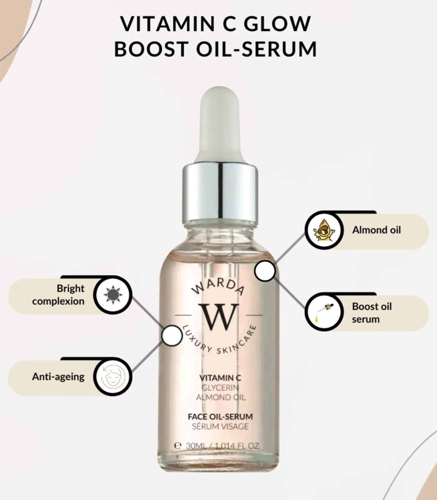 Warda VITAMINE C GLOW BOOST OLIE SERUM
