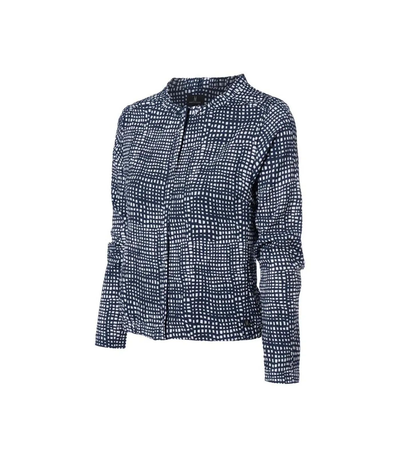 Discount Vivian Print Jacket Navy / Wit DAMES Maatpakken & Blazers