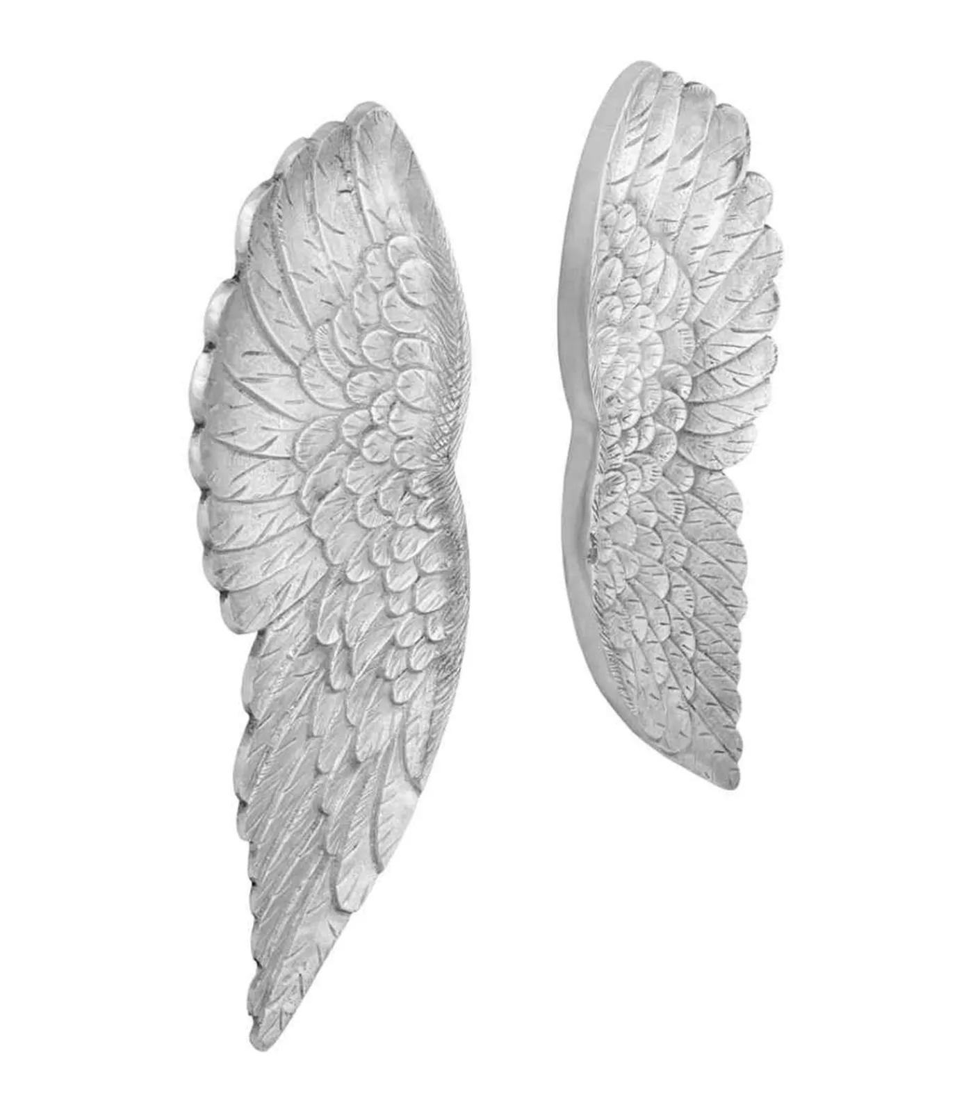 Discount Vleugelen beeld Zilver 17 x 5 x 59 cm Aluminium Decoratie