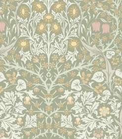 William Morris at Home Vliesbehang Blackthorn Sage