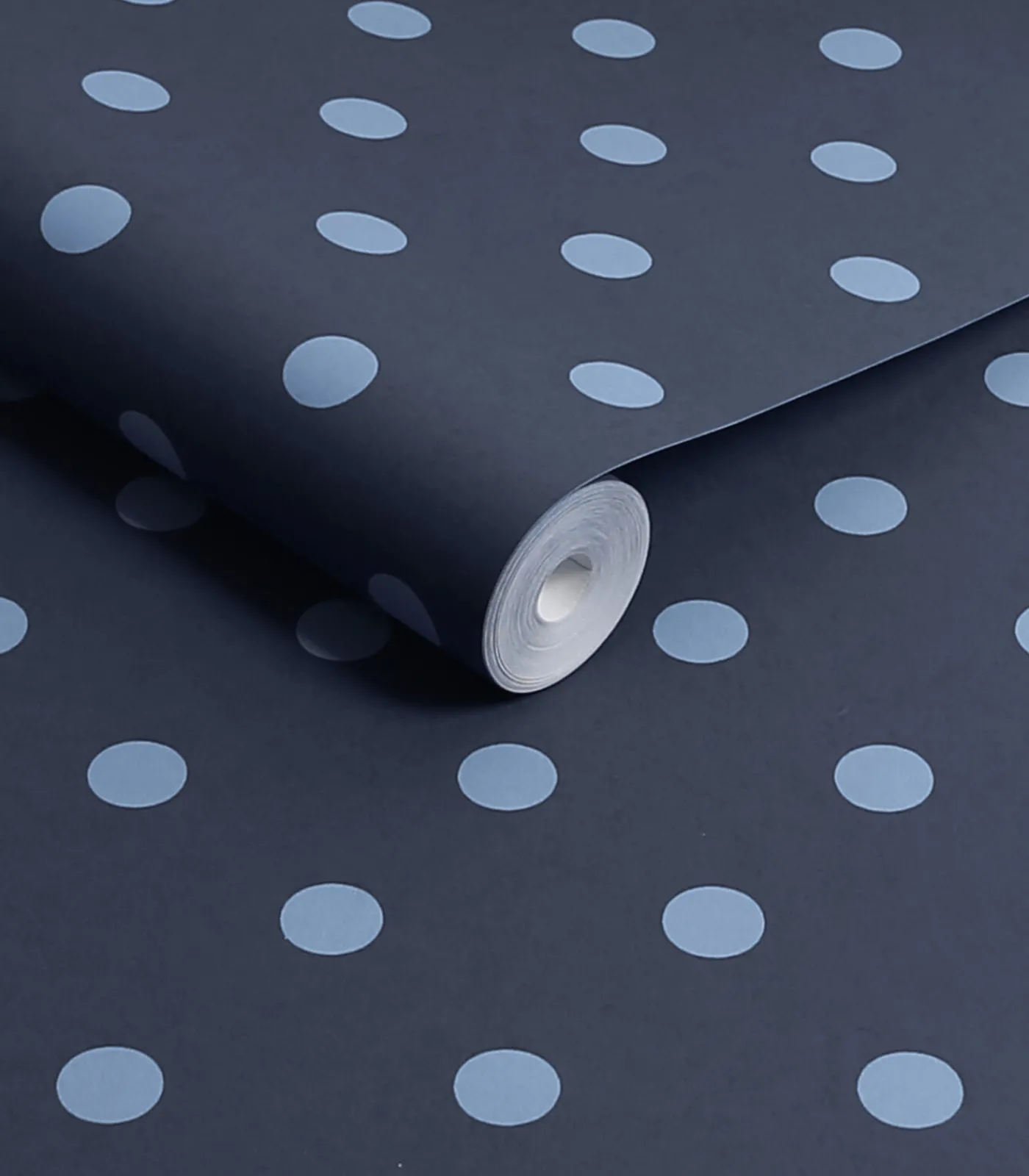 Graham & Brown Vliesbehang Button Spot Navy