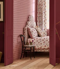 Sale Vliesbehang Button Spot Pink & Red Wanddecoratie