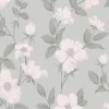 Laura Ashley Vliesbehang Fleurir Smoke Green | Zacht