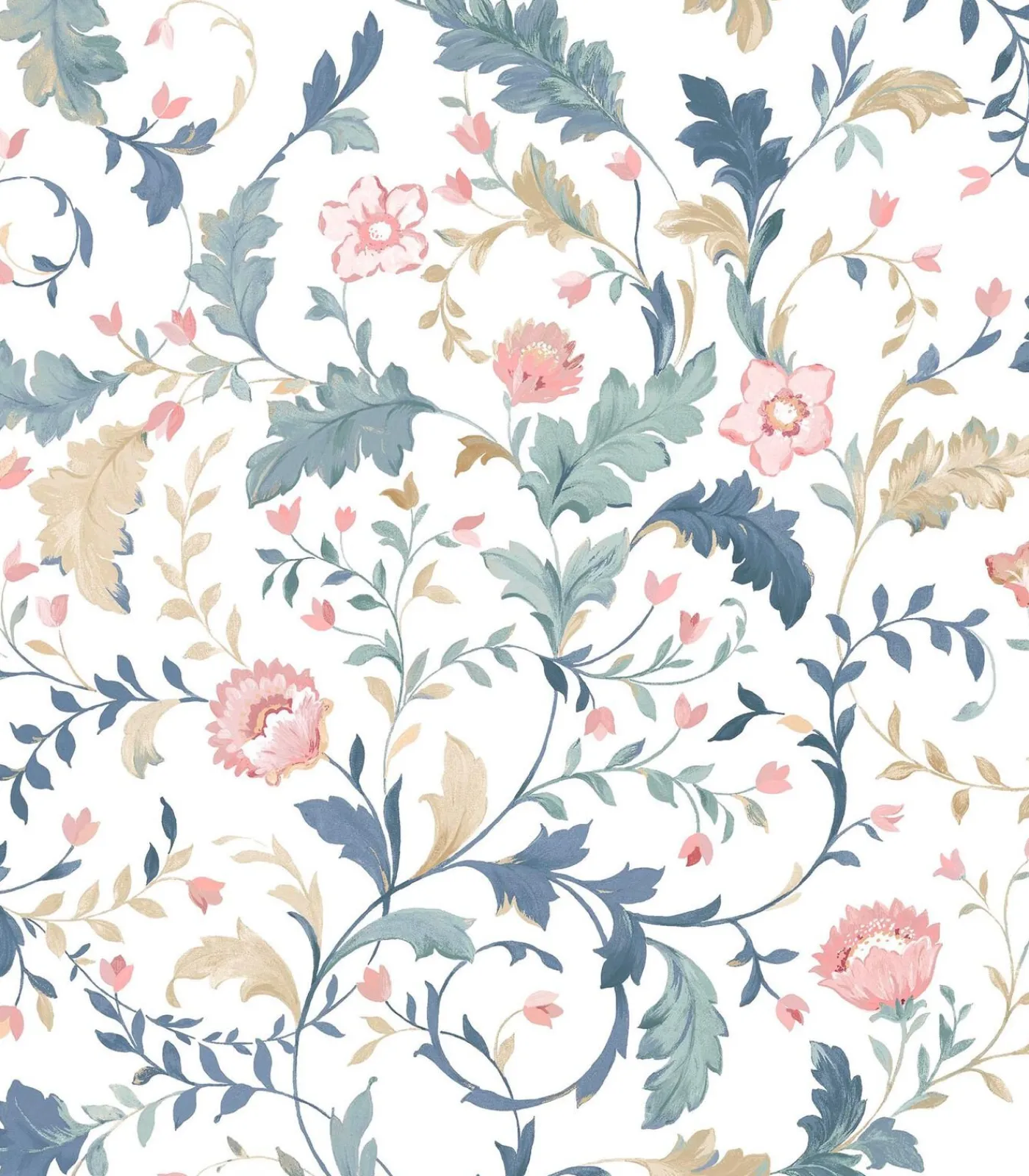 Laura Ashley Vliesbehang Litton Dusky Seaspray