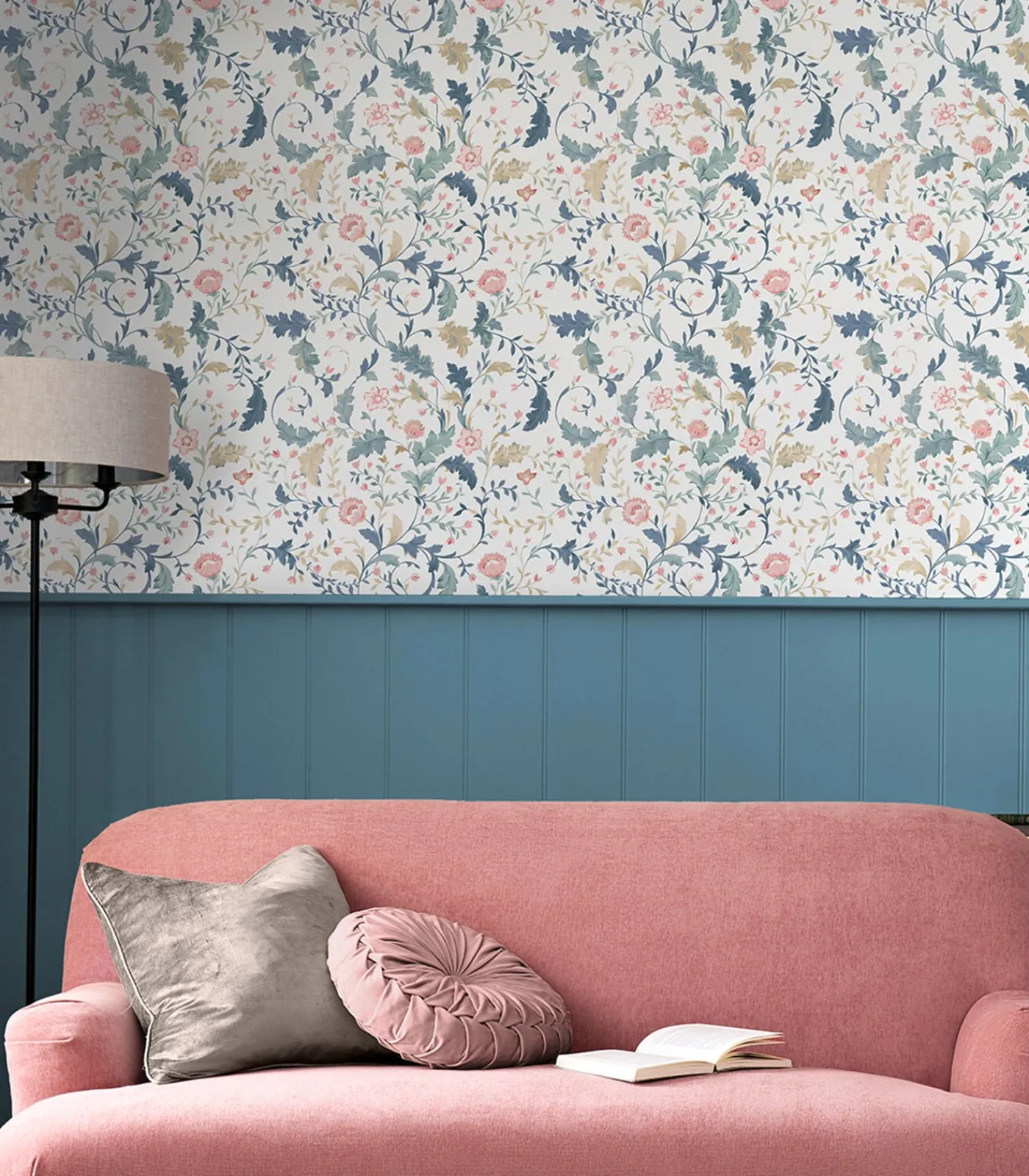 Laura Ashley Vliesbehang Litton Dusky Seaspray