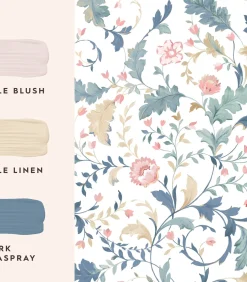 Laura Ashley Vliesbehang Litton Dusky Seaspray