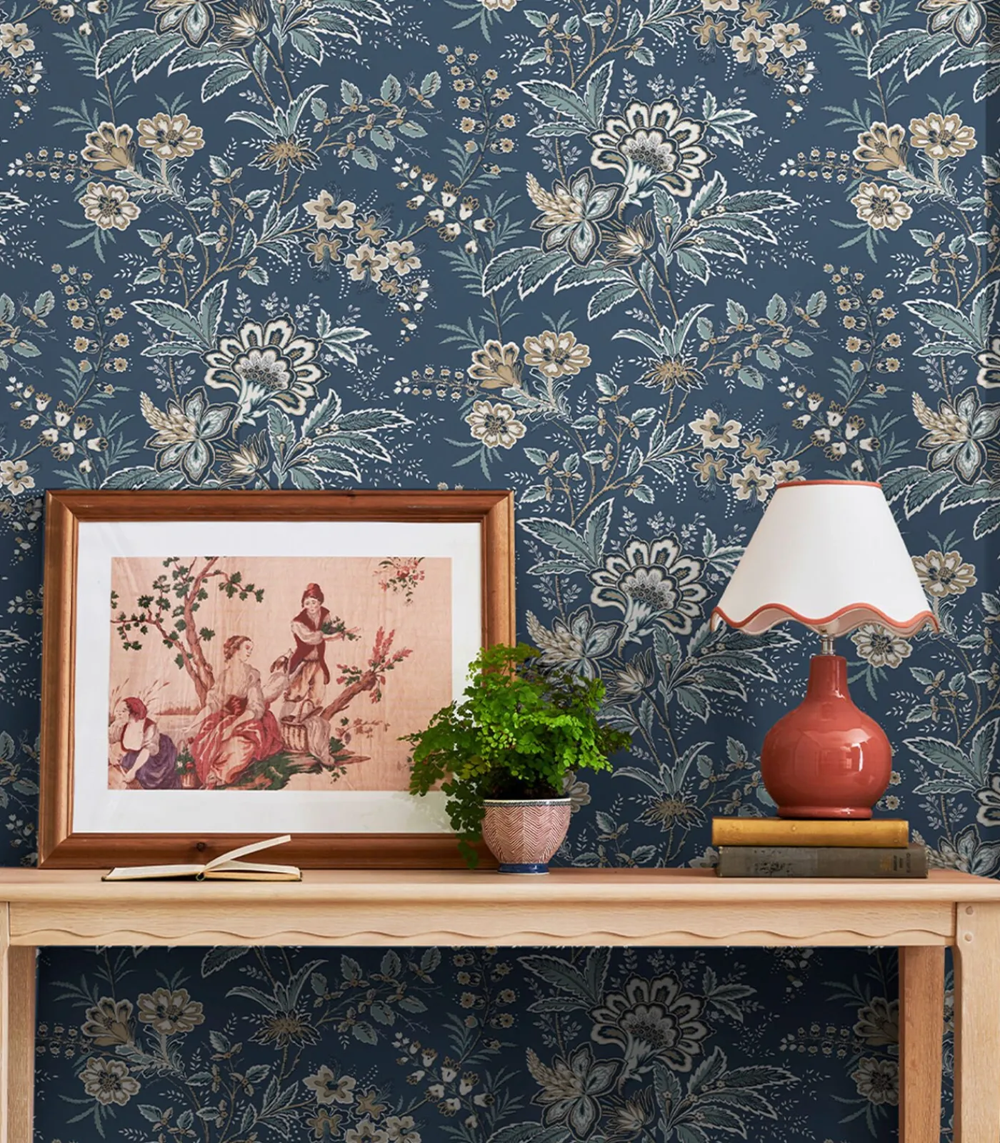 Laura Ashley Vliesbehang Marlbrook Dusky Seaspray