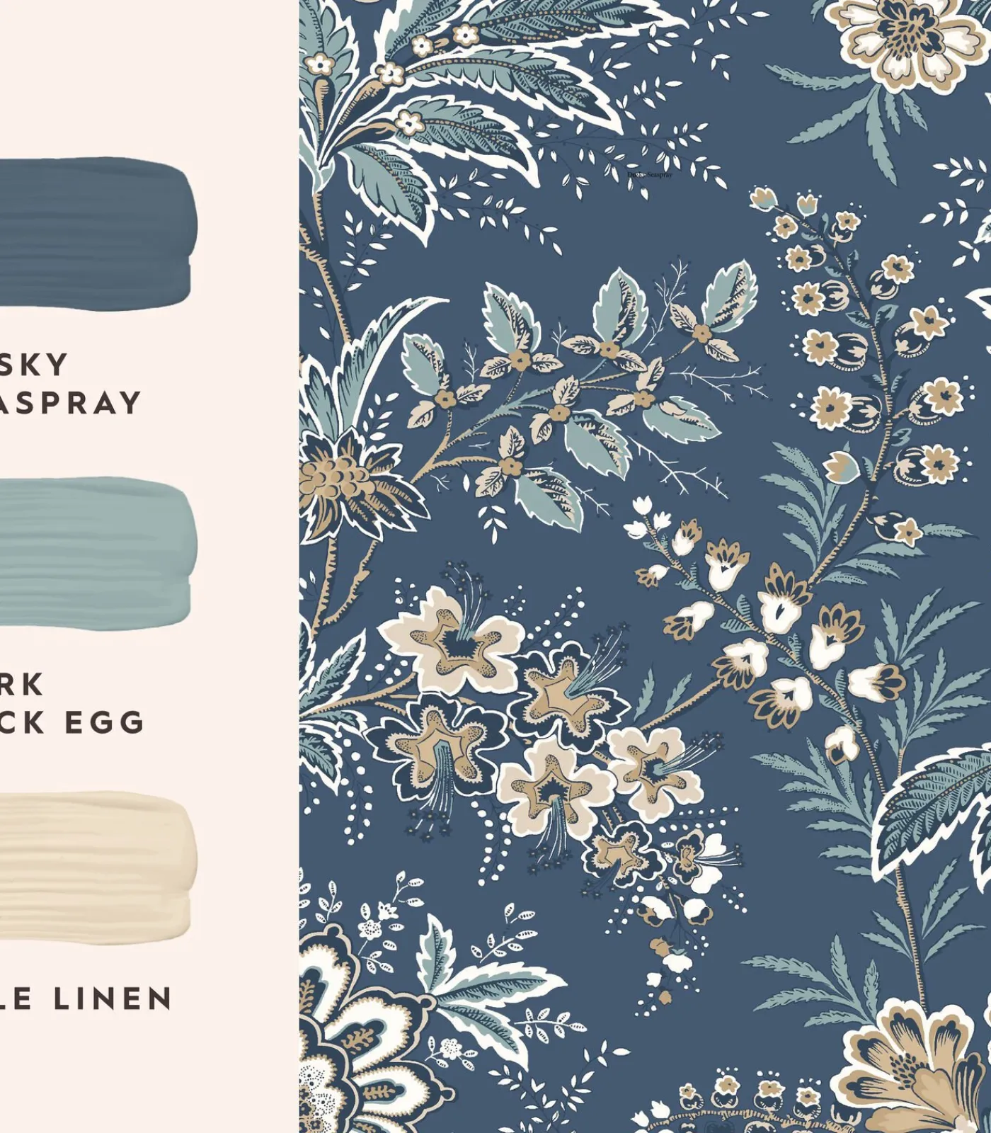 Laura Ashley Vliesbehang Marlbrook Dusky Seaspray