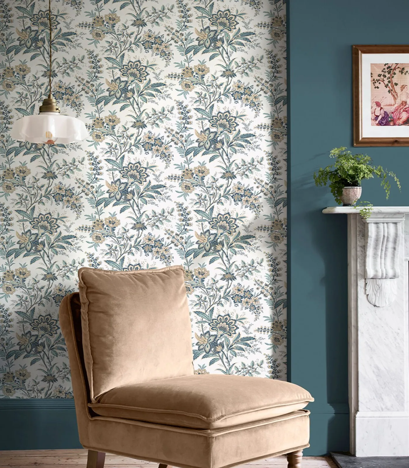 Sale Vliesbehang Marlbrook Pale Linen Wanddecoratie