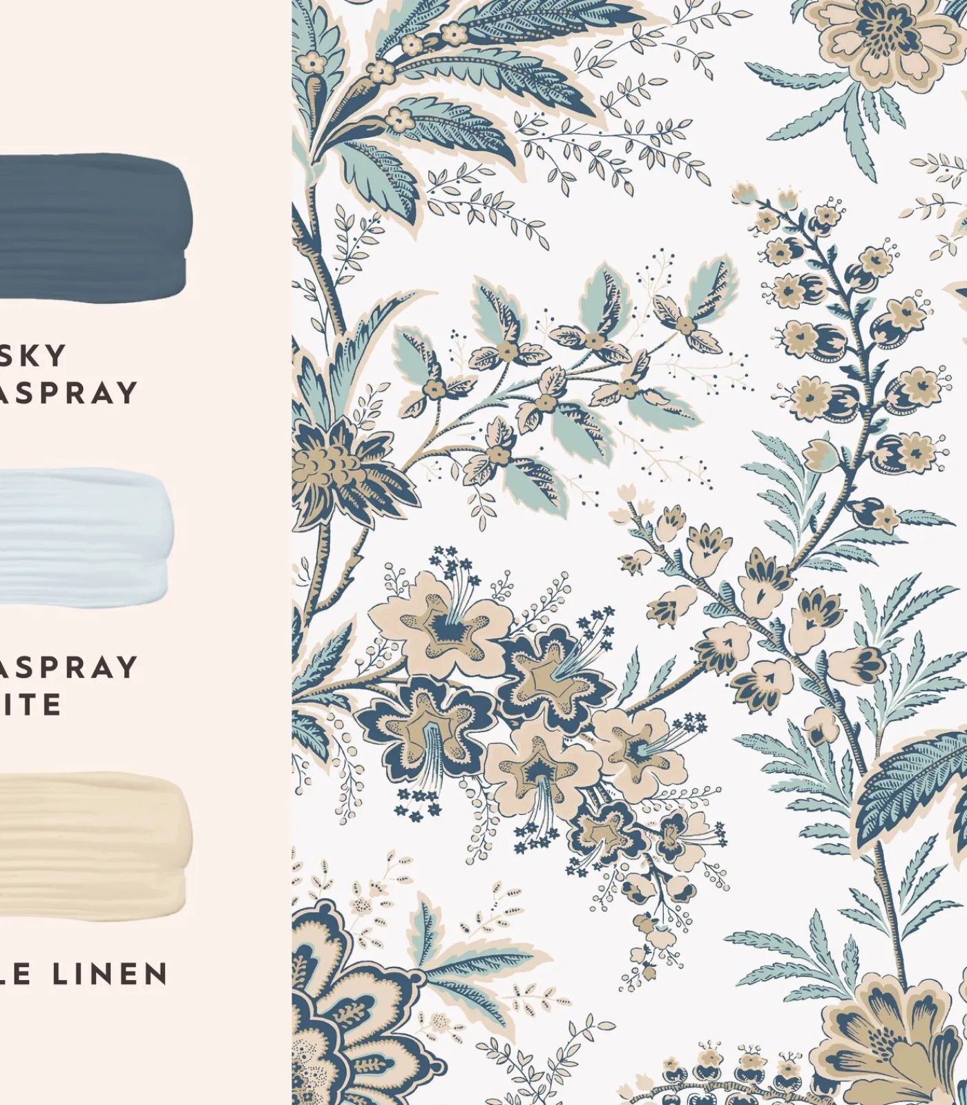 Sale Vliesbehang Marlbrook Pale Linen Wanddecoratie