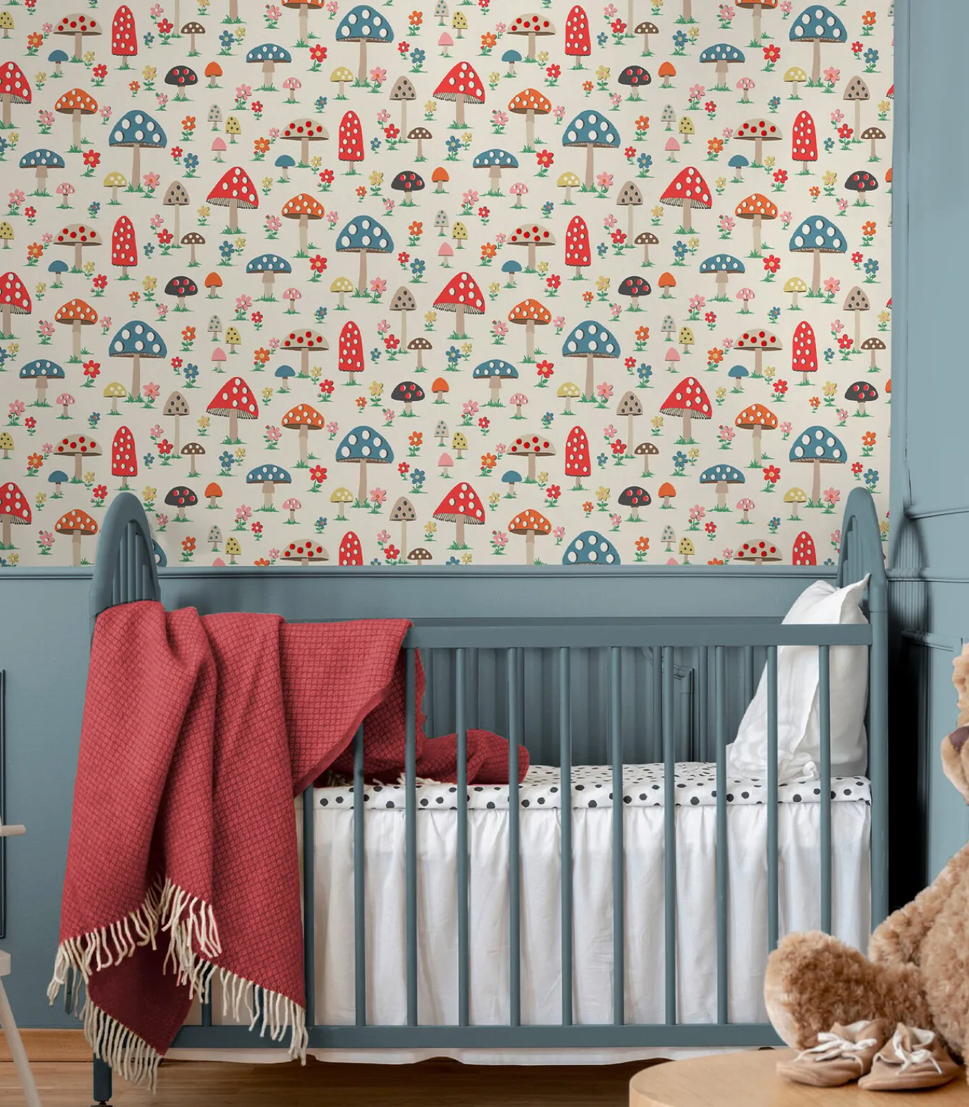 Graham & Brown Vliesbehang Mushrooms Multi