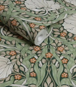 New Vliesbehang Pimpernel Green Wanddecoratie