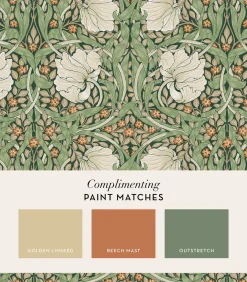 New Vliesbehang Pimpernel Green Wanddecoratie