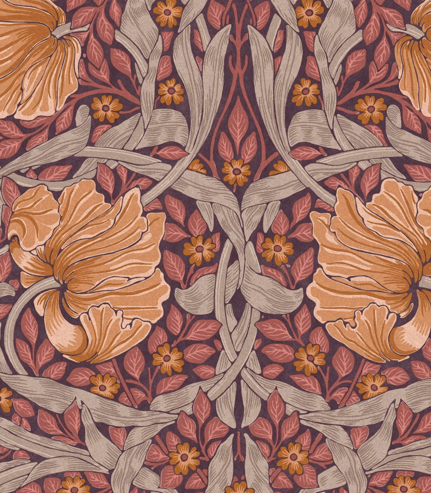 Vliesbehang Pimpernel Plum Wanddecoratie