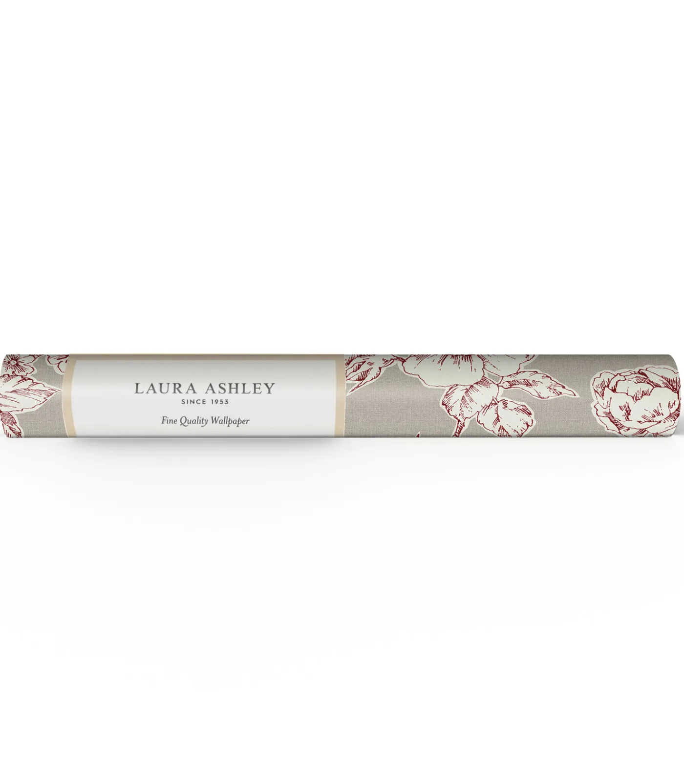 Laura Ashley Vliesbehang Pollington Roses Donkergrijs