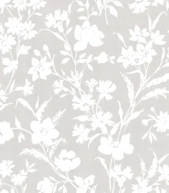 Vliesbehang RYE DOVE GREY Wanddecoratie