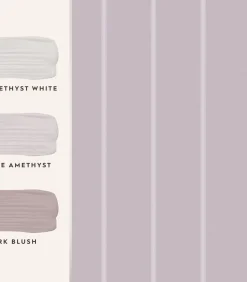 Sale Vliesbehang Saltram Stripe Pale Amethyst Wanddecoratie