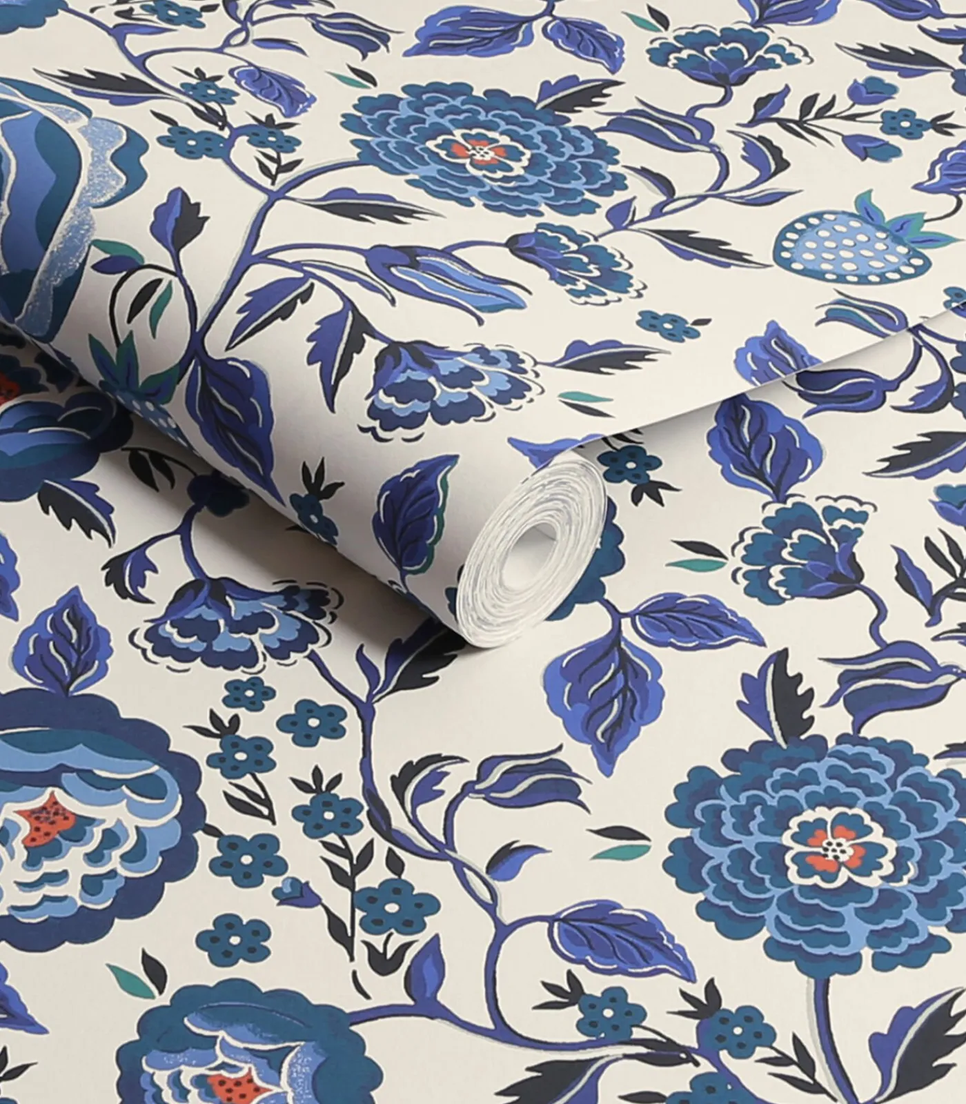 Graham & Brown Vliesbehang Strawberry Garden Blue