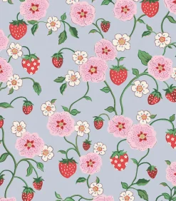 Vliesbehang Strawberry Summer Wanddecoratie