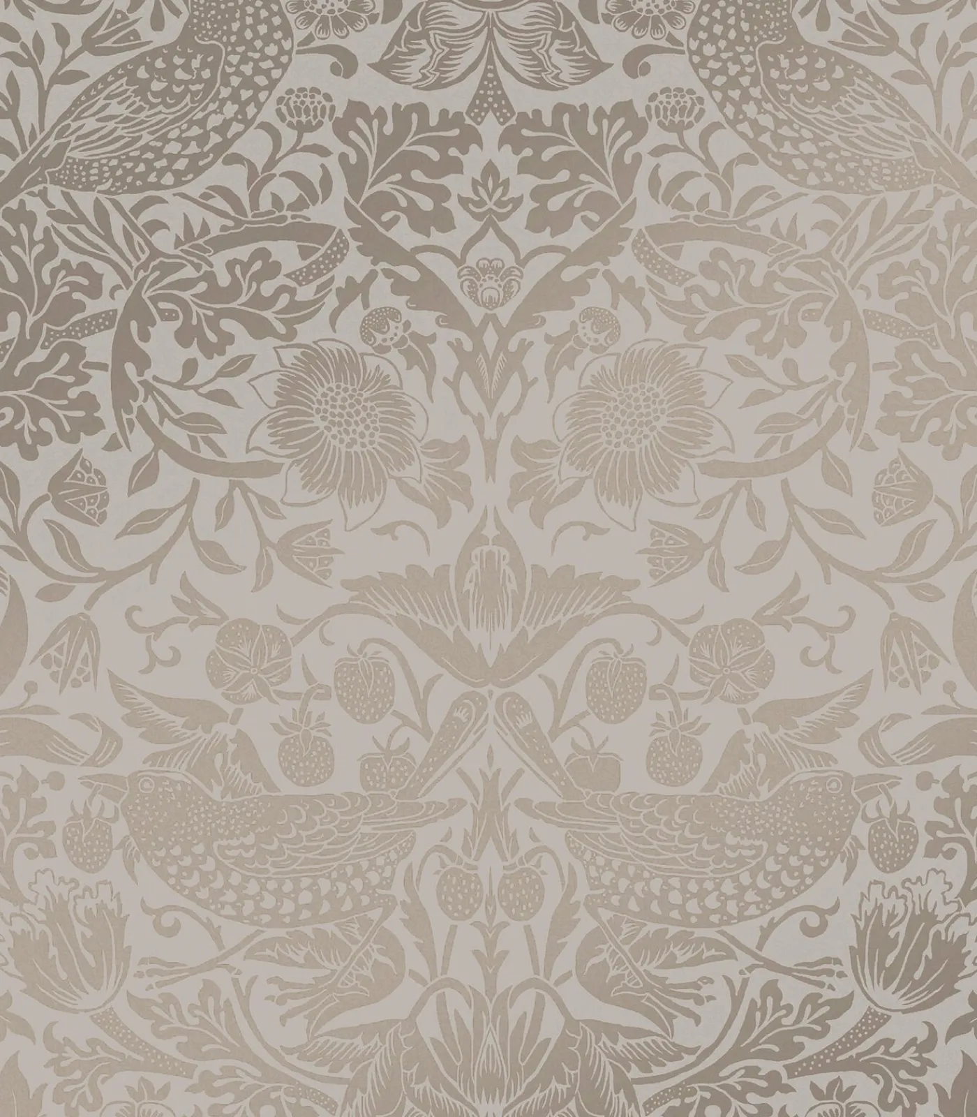 William Morris at Home Vliesbehang Strawberry Thief Fibrous