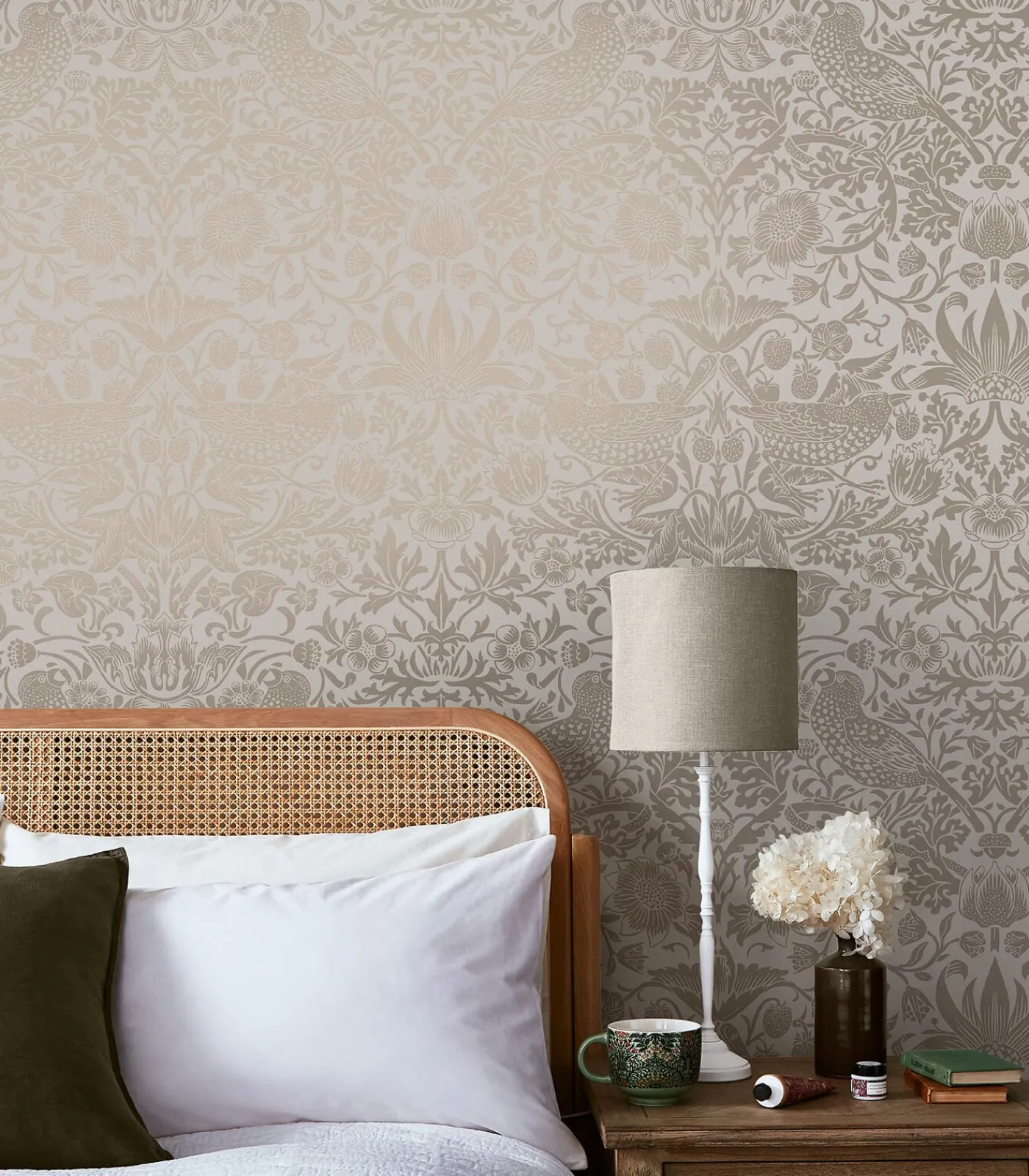 William Morris at Home Vliesbehang Strawberry Thief Fibrous