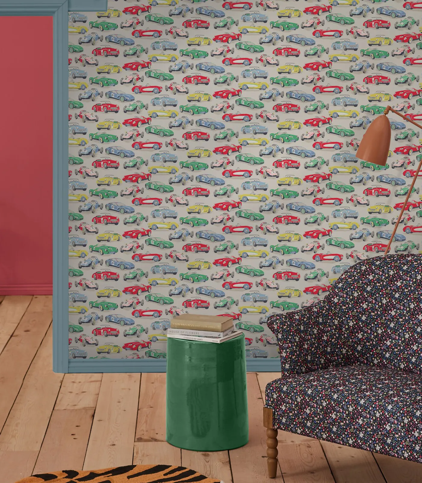 Graham & Brown Vliesbehang Vintage Cars Multi