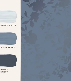 Laura Ashley Vliesbehang Westbourne Midnight Blue |