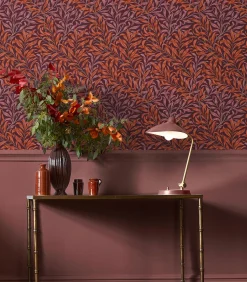 William Morris at Home Vliesbehang Willow Bough Plum