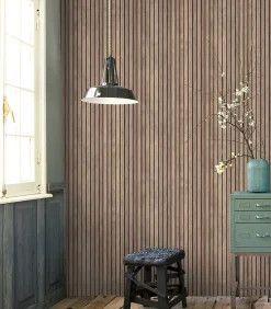 Sale Vliesbehang Wood Wall Wanddecoratie