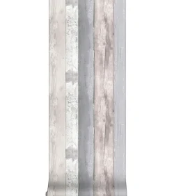 Sale Vliesbehang Woodland Grijs Wanddecoratie