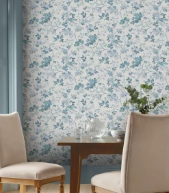Laura Ashley Vliesbehang YEWLAND SEASPRAY